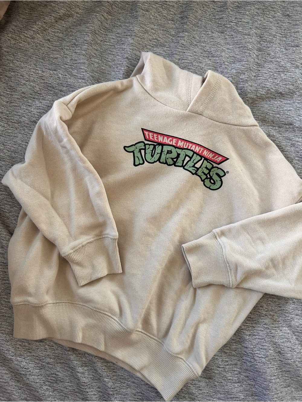 Teenage Mutant Ninja Turtles Cream Graphic Hoodie